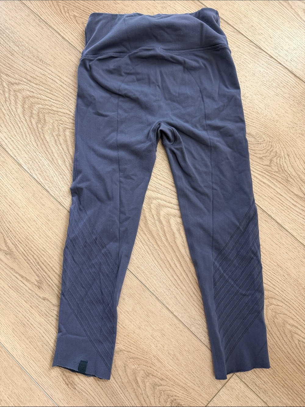 lululemon athletica High-Waist Seamless Leggings - Slate blue cropped